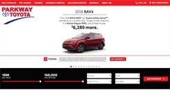 Desktop Screenshot of parkwaytoyota.com